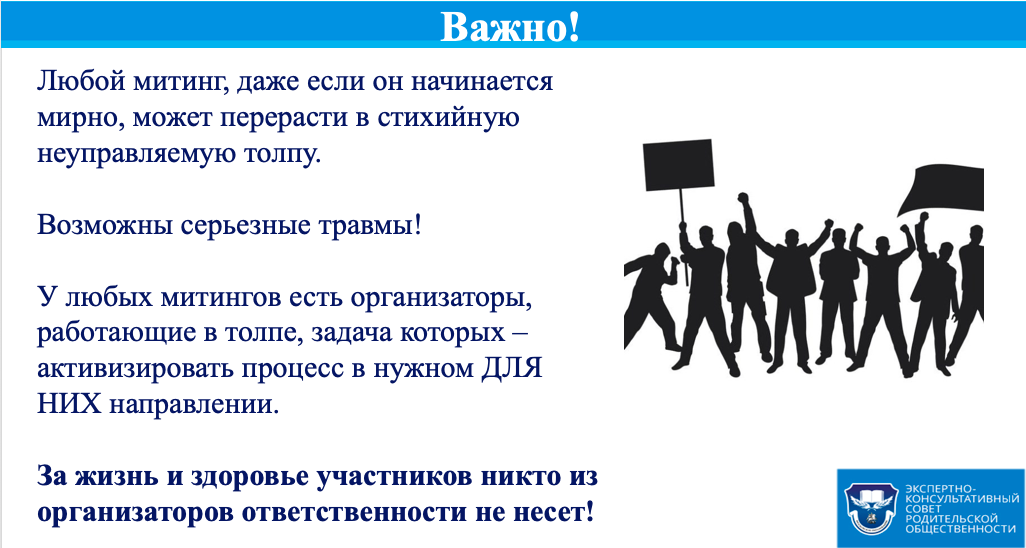 Несанкционированный митинг все об ответственности за организацию и участие презентация