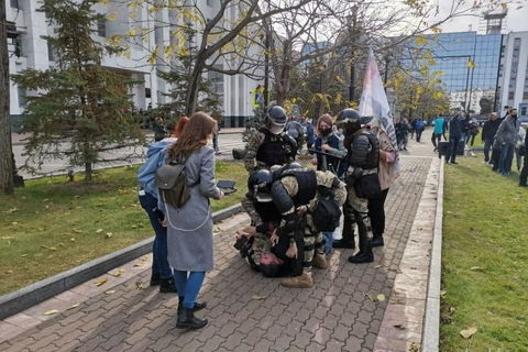 В Хабаровске прошла 106-я акция в поддержку арестованного экс-губернатора Фургала 